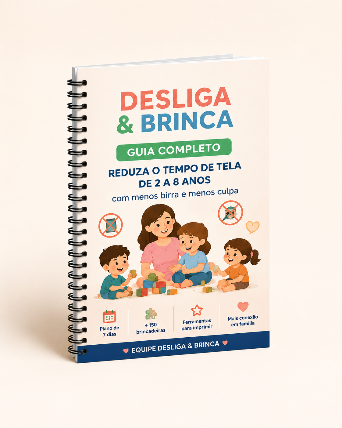Capa do guia Desliga e Brinca